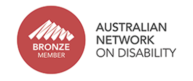 A logo for the Australian network on disability