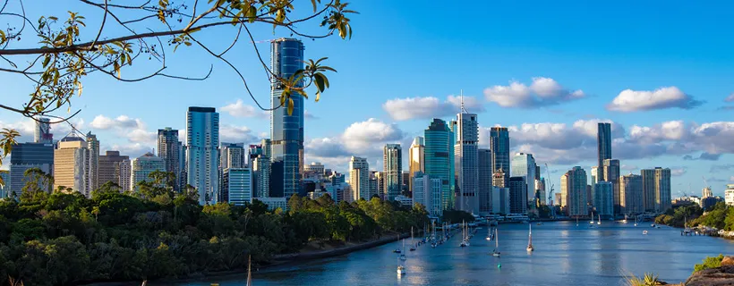 a day time shot of Brisbane sky line