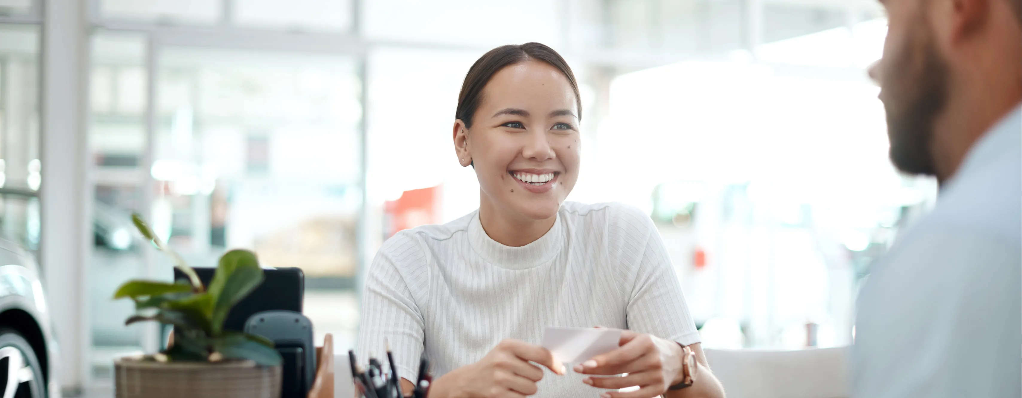 Women interviewing candidate 