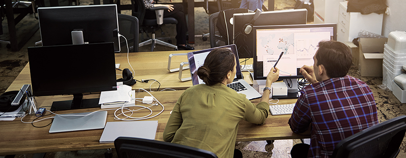 IT ERP & CRM professionals at work