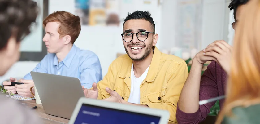 Colleagues considering looking for a new job